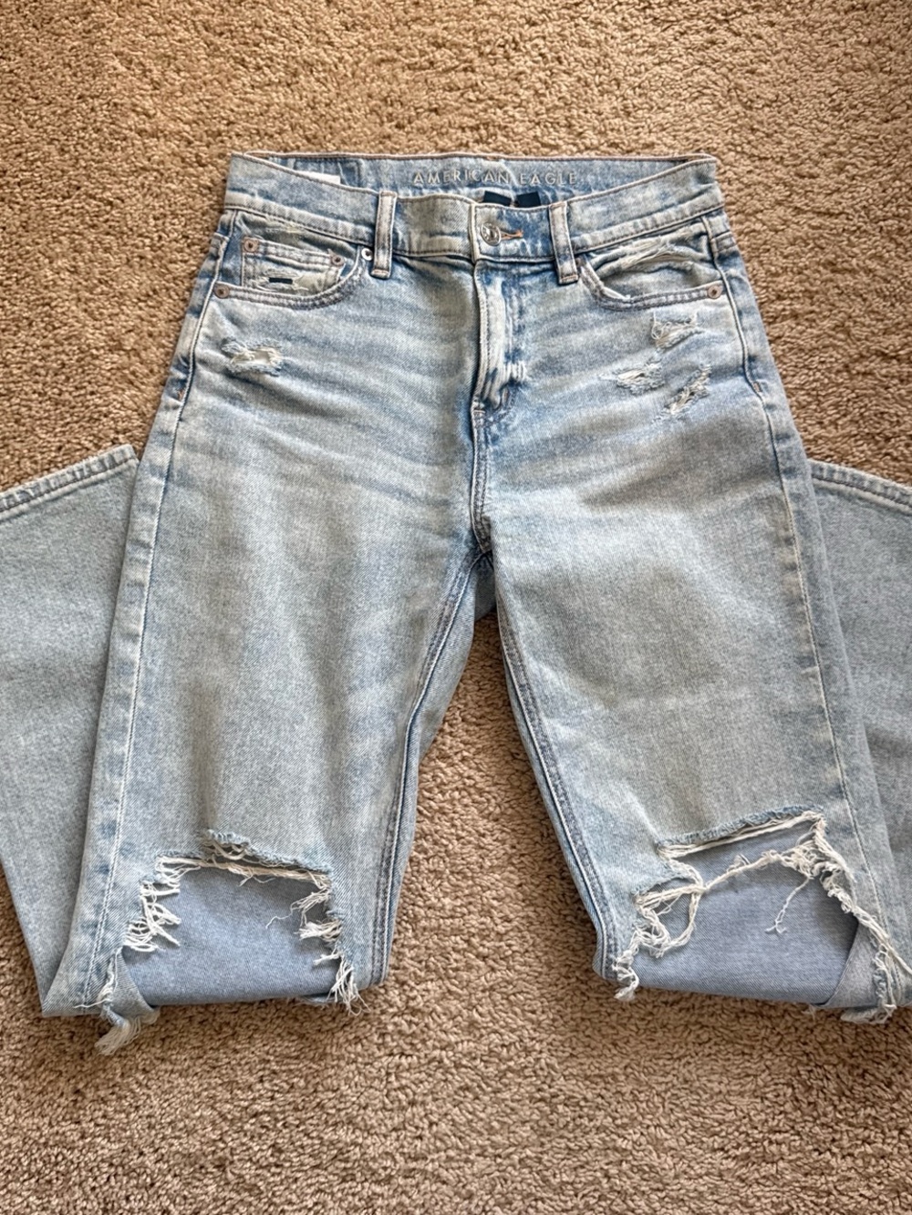 American Eagle ripped jeans
